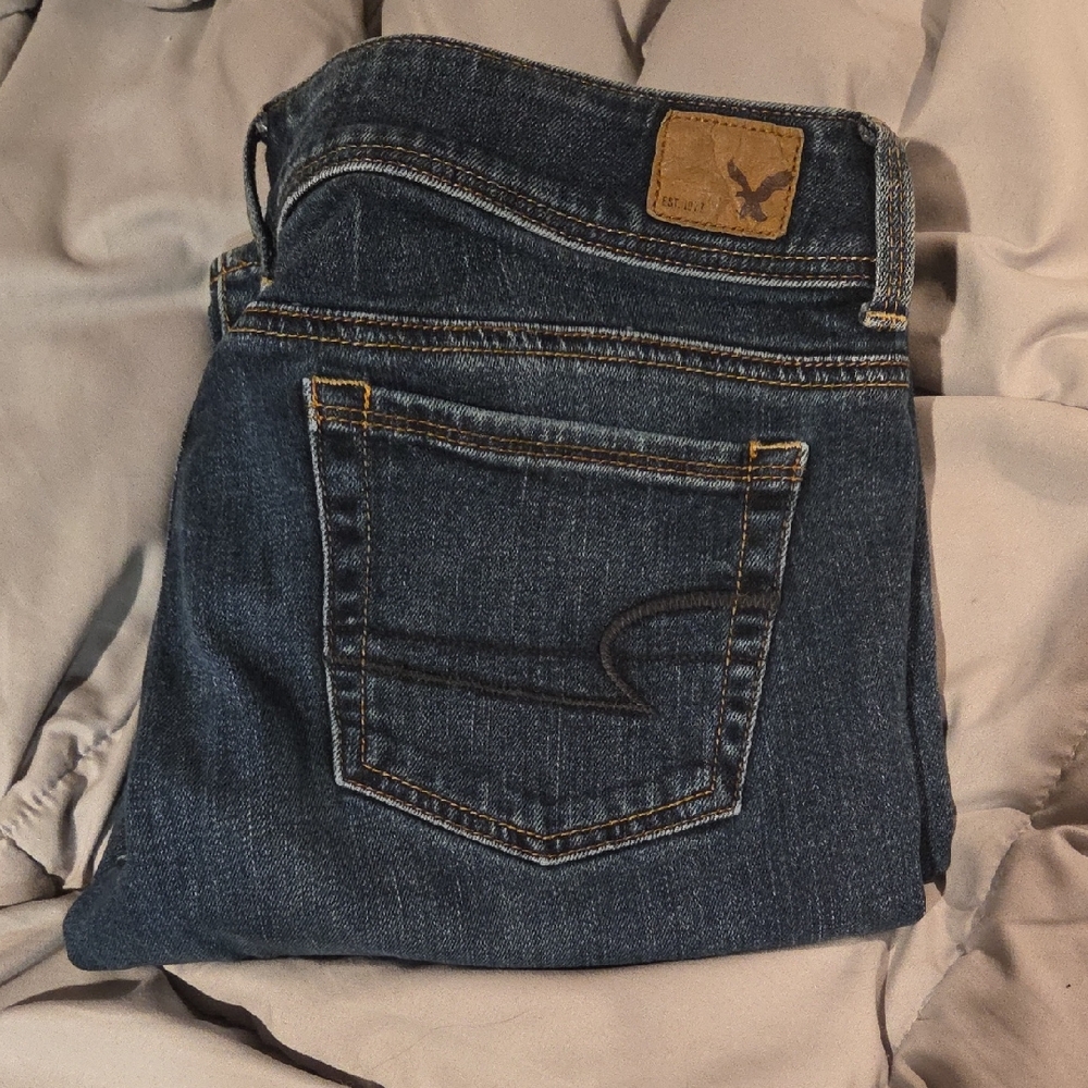 American Eagle Outfitters Dark Blue Women's Jeans